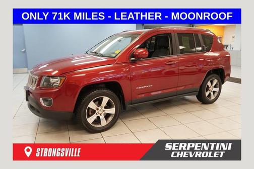 Deep Cherry Red Crystal Pearlcoat 2016 Jeep Compass High Altitude