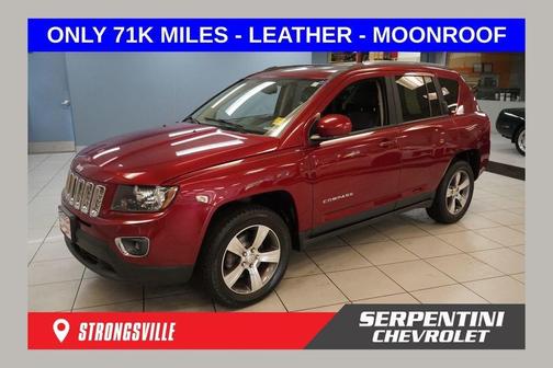 Deep Cherry Red Crystal Pearlcoat 2016 Jeep Compass High Altitude