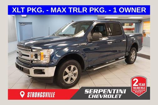 Blue 2020 Ford F-150 XLT