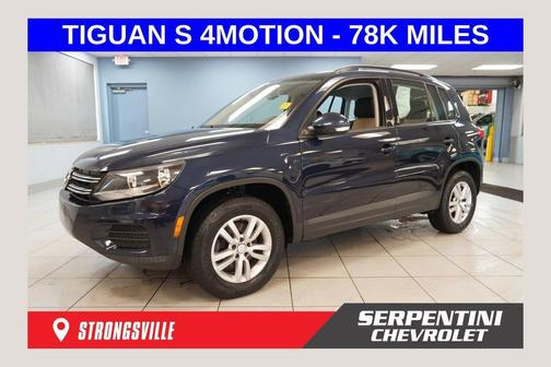 Blue 2016 Volkswagen Tiguan S