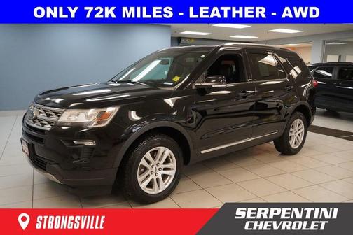 Shadow Black 2018 Ford Explorer XLT