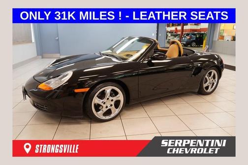 Black 2001 Porsche Boxster