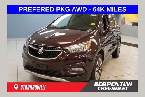Black Cherry Metallic 2017 Buick Encore Preferred II