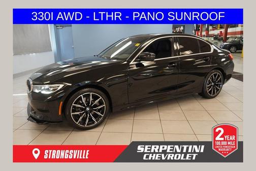 Jet Black 2021 BMW 330 i xDrive
