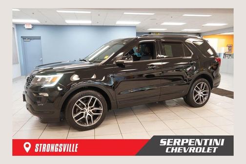 Shadow Black 2018 Ford Explorer sport