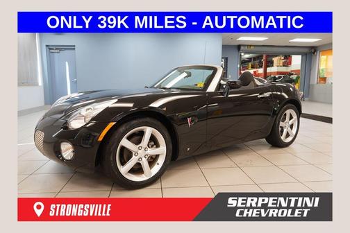Mysterious Black 2009 Pontiac Solstice