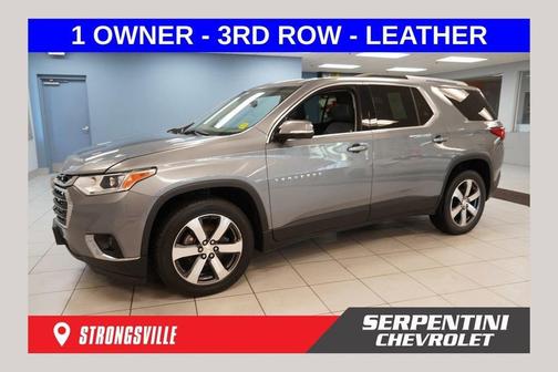 Satin Steel Metallic 2018 Chevrolet Traverse LT Leather