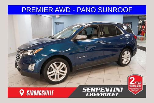 Pacific Blue Metallic 2020 Chevrolet Equinox Premier w/2LZ