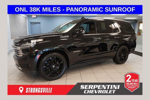 Black 2022 Chevrolet Tahoe High Country