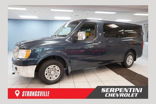 Arctic Blue Metallic 2016 Nissan NV Passenger NV3500 HD SL V8