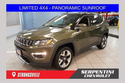 Olive Green Pearlcoat 2018 Jeep Compass Limited