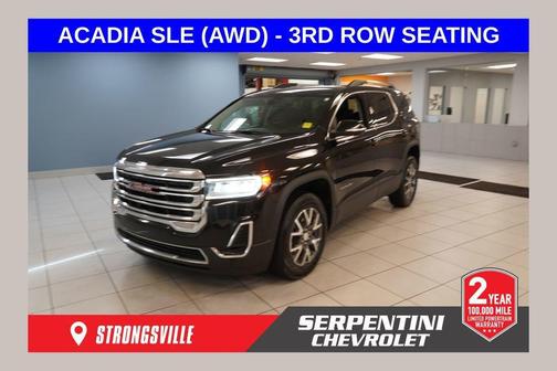 Ebony Twilight Metallic 2022 GMC Acadia SLE