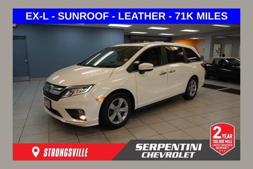 White 2019 Honda Odyssey EX-L