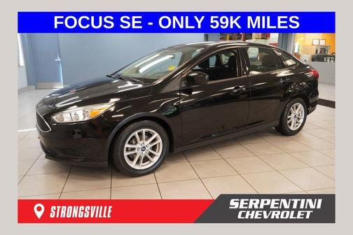 Shadow Black 2018 Ford Focus SE
