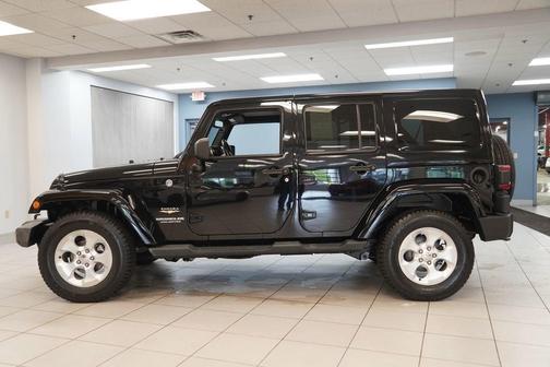 Black Clearcoat 2013 Jeep Wrangler Unlimited Sahara
