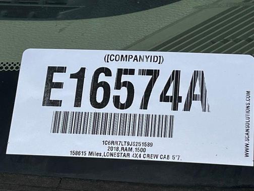 2018 RAM 1500 Lone Star