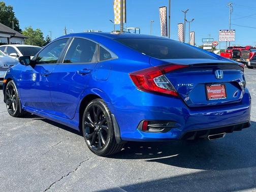 Blue 2021 Honda Civic Sport