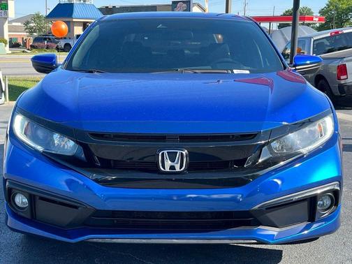 Blue 2021 Honda Civic Sport