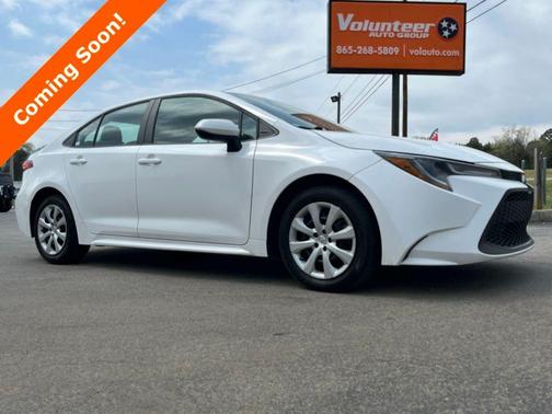 White 2021 Toyota Corolla LE