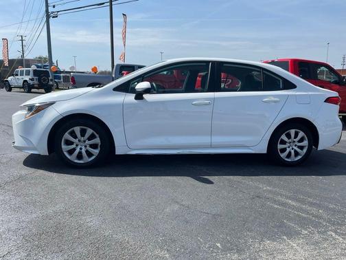 White 2023 Toyota Corolla LE