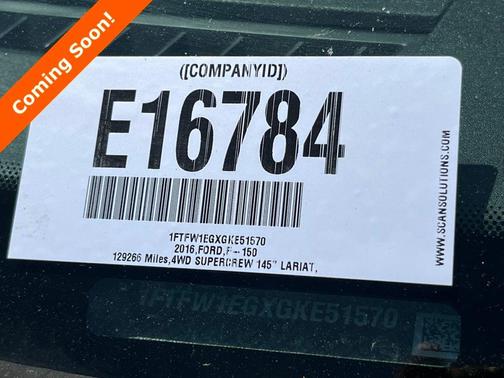 Gray 2016 Ford F-150