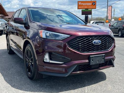 Burgundy 2021 Ford Edge ST Line