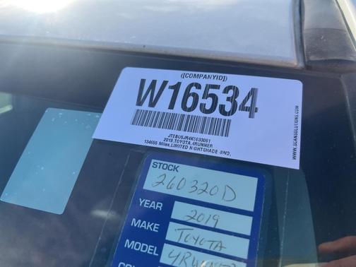 2019 Toyota 4Runner Limited Nightshade