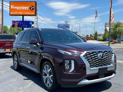 Burgundy 2021 Hyundai PALISADE Limited