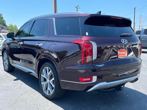 Burgundy 2021 Hyundai PALISADE Limited