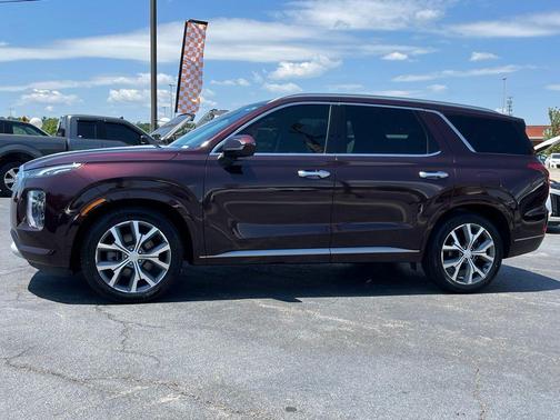 Burgundy 2021 Hyundai PALISADE Limited