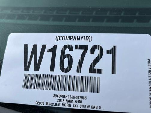 Granite Crystal Clearcoat Metallic 2018 RAM 3500 Big Horn