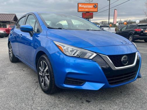 Electric Blue Metallic 2021 Nissan Versa 1.6 SV