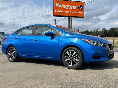 Electric Blue Metallic 2021 Nissan Versa 1.6 SV