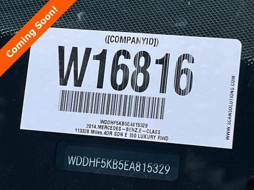 White 2014 Mercedes-Benz E-Class E 350