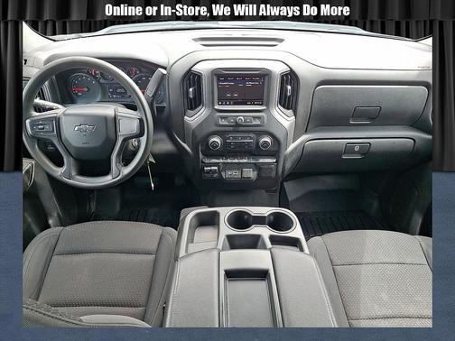 Summit White 2021 Chevrolet Silverado 1500 Custom Trail Boss