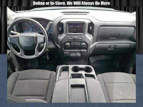Summit White 2021 Chevrolet Silverado 1500 Custom Trail Boss