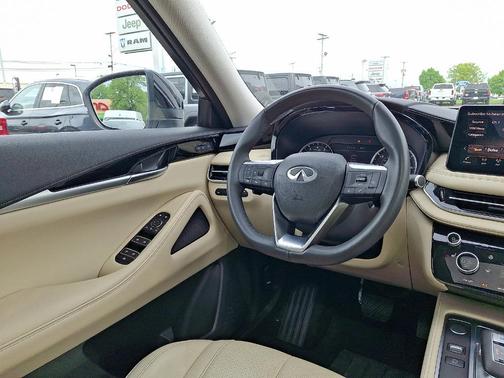 Glacier White 2025 INFINITI QX60 Pure