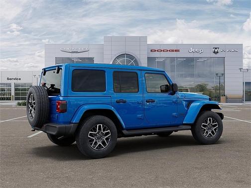 hydro blue pearlcoat 2026 Jeep Wrangler 4-Door Sahara 4x4