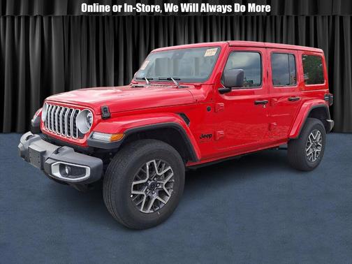 Firecracker Red Clearcoat 2025 Jeep Wrangler 4-Door Sahara 4x4