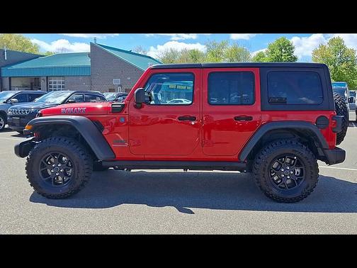 Firecracker Red Clearcoat 2025 Jeep Wrangler 4xe Willys