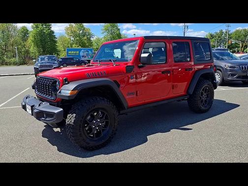 Firecracker Red Clearcoat 2025 Jeep Wrangler 4xe Willys