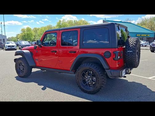 Firecracker Red Clearcoat 2025 Jeep Wrangler 4xe Willys