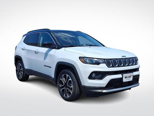 Bright White Clearcoat 2022 Jeep Compass Limited