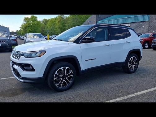 Bright White Clearcoat 2022 Jeep Compass Limited