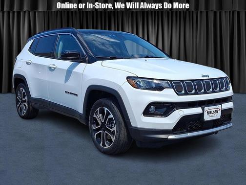 Bright White Clearcoat 2022 Jeep Compass Limited