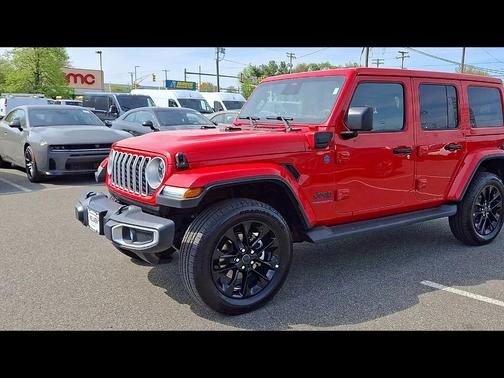 Firecracker Red Clearcoat 2025 Jeep Wrangler 4xe Sahara