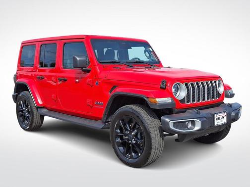 Firecracker Red Clearcoat 2025 Jeep Wrangler 4xe Sahara