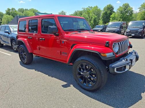 Firecracker Red Clearcoat 2025 Jeep Wrangler 4xe Sahara