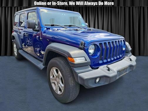 Ocean Blue Metallic Clearcoat 2018 Jeep Wrangler Unlimited Sport