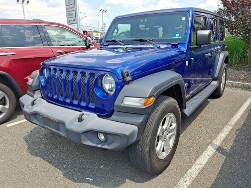 Ocean Blue Metallic Clearcoat 2018 Jeep Wrangler Unlimited Sport